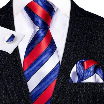 Striped Silk Tie Set