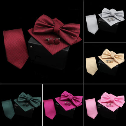 Fashion Solid Necktie Set