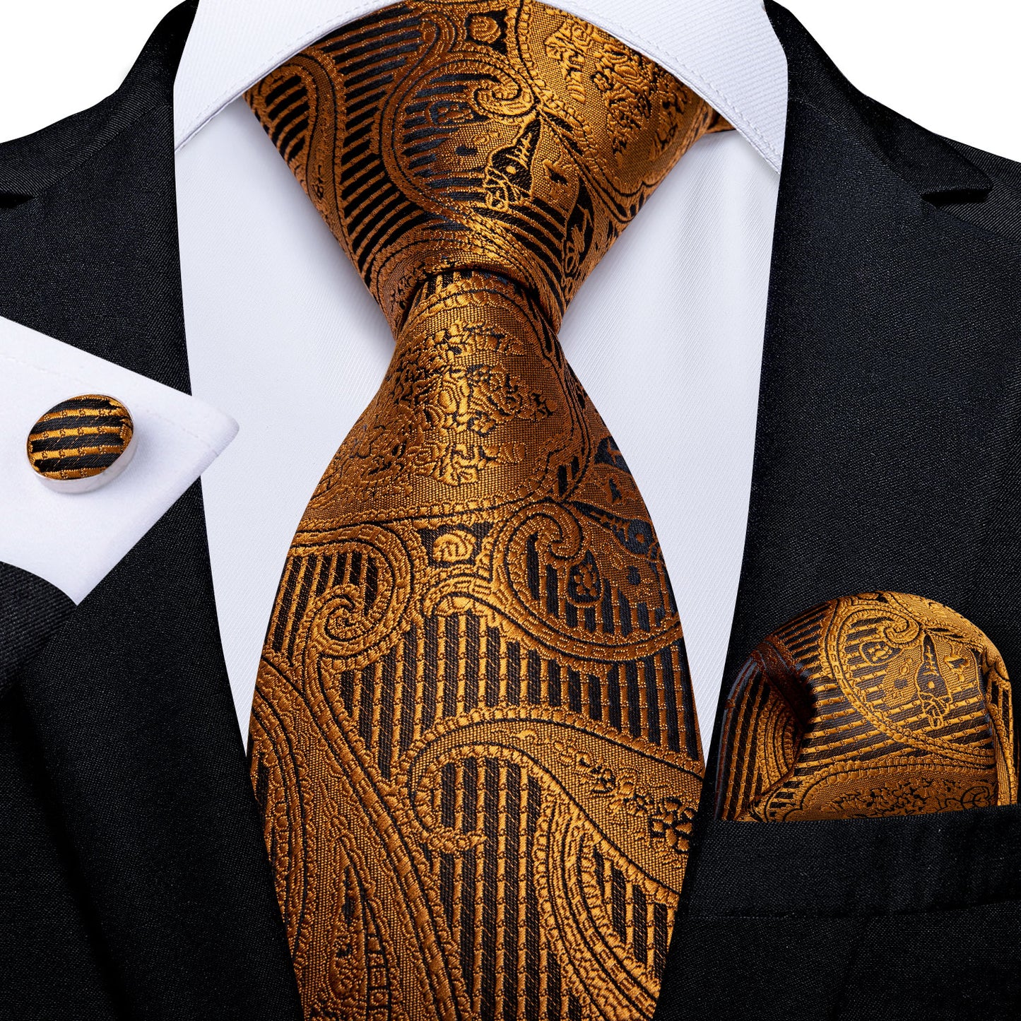 Luxury Business Paisley Tie Set