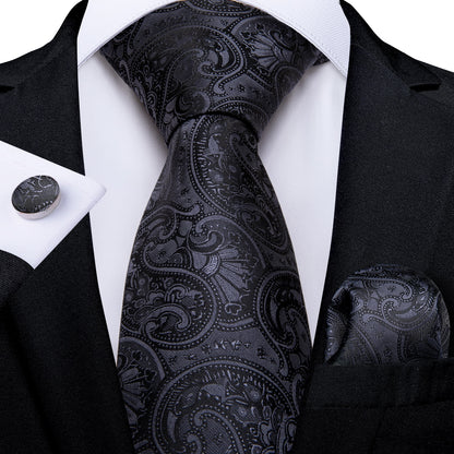 Luxury Business Paisley Tie Set