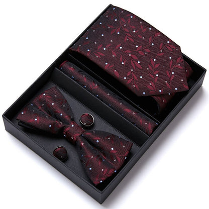 Gift Box Floral Necktie Set