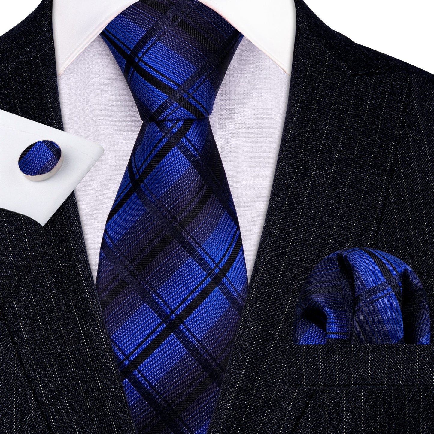 Striped Silk Tie Set