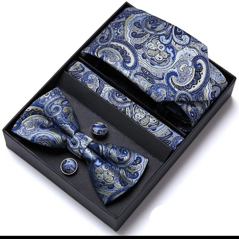 Gift Box Floral Necktie Set