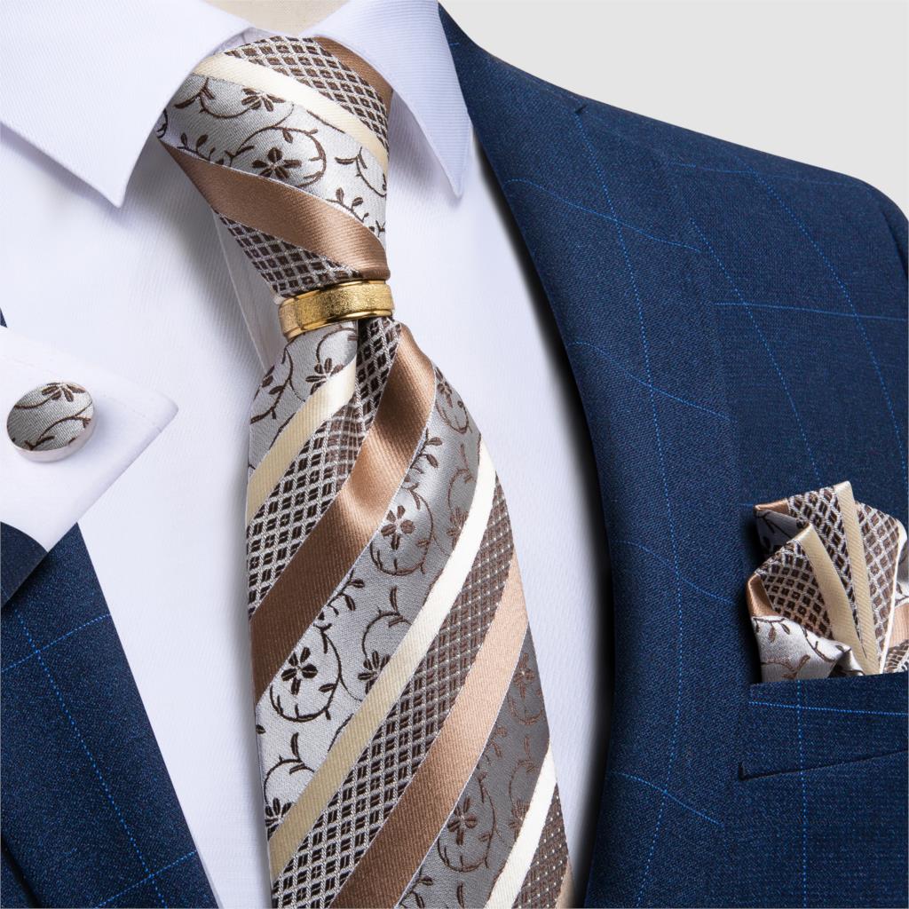 Designer Mens Silk Tie Set