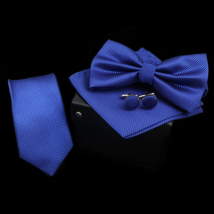 Fashion Solid Necktie Set