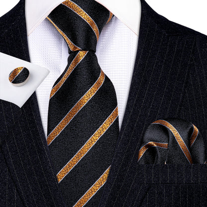 Striped Silk Tie Set