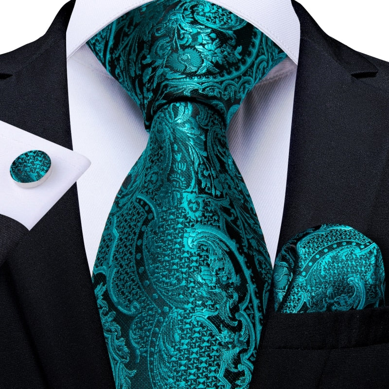 Luxury Business Paisley Tie Set