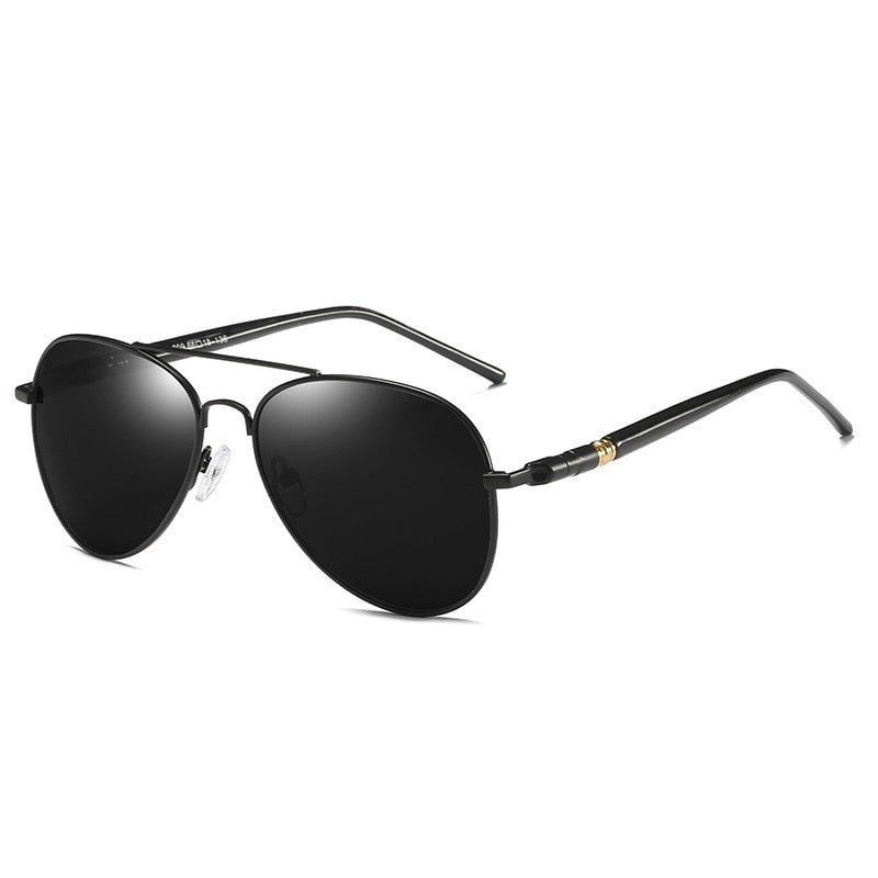 Black Pilot UV400 Sunglasses