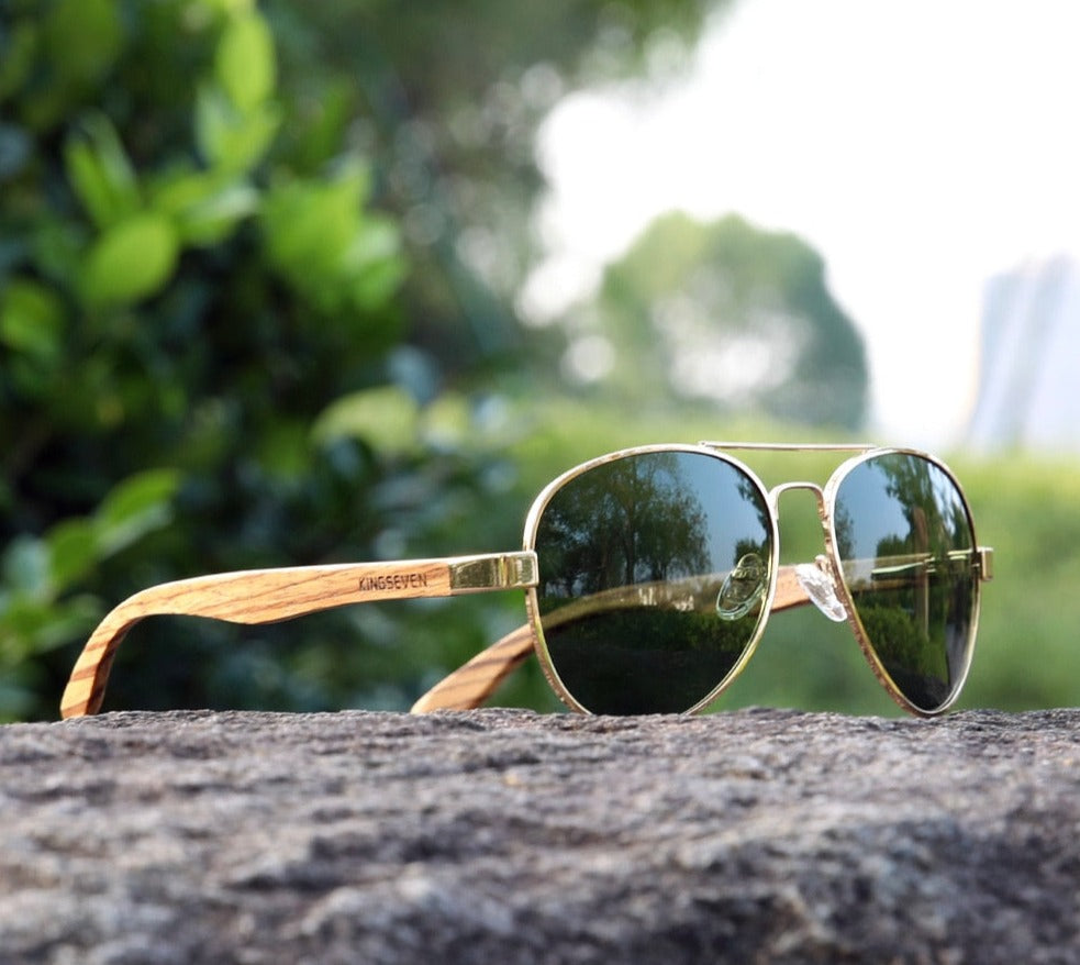 Handmade Wood Polarized Sunglasses