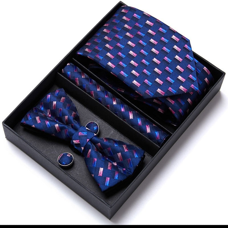 Gift Box Floral Necktie Set