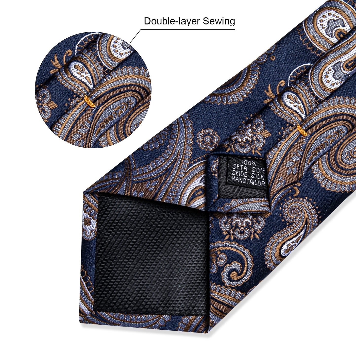 Luxury Business Paisley Tie Set