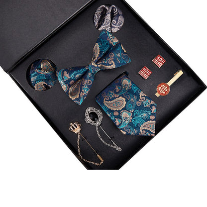 Gift Box Luxury Mens Tie Set