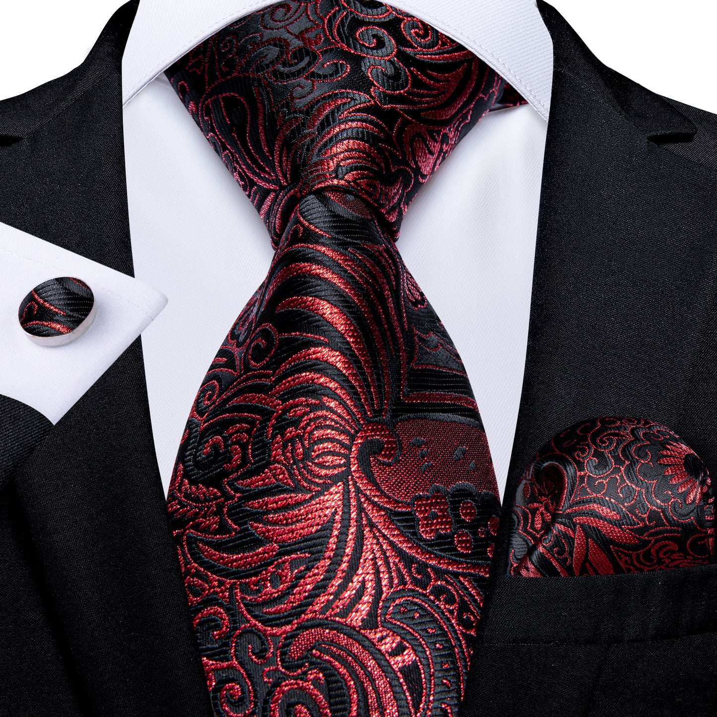 Luxury Business Paisley Tie Set