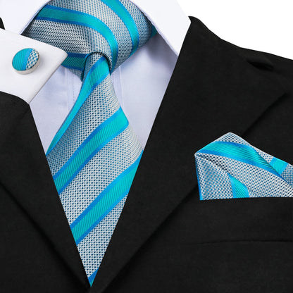 Blue Striped Novelty Tie