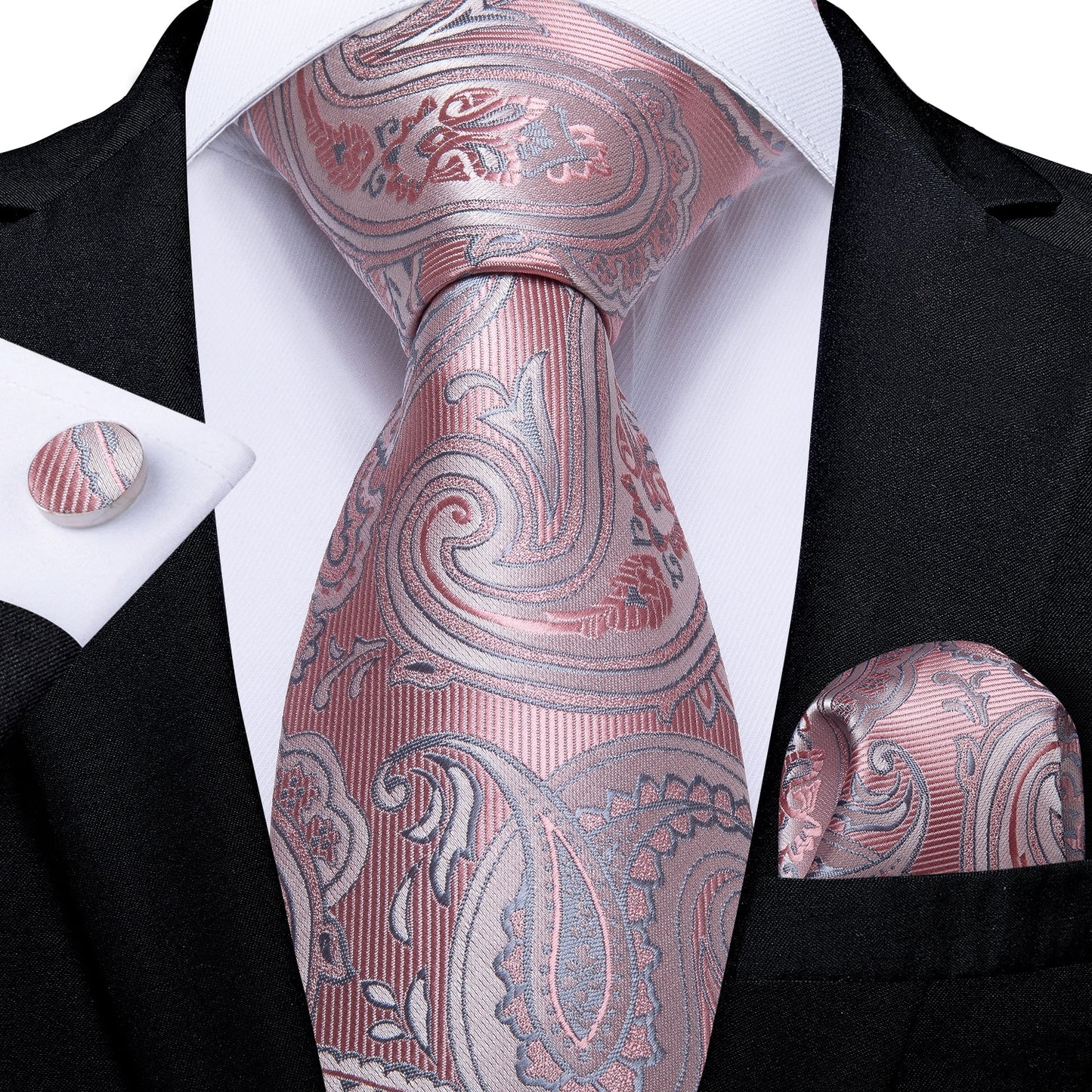 Luxury Business Paisley Tie Set