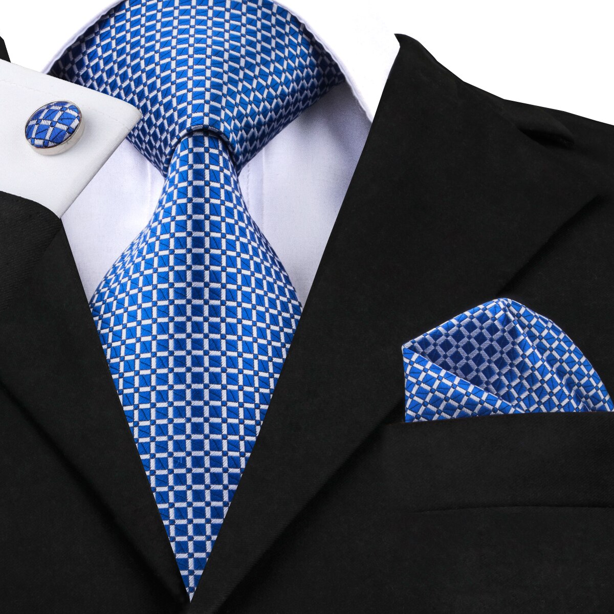 Blue Striped Novelty Tie