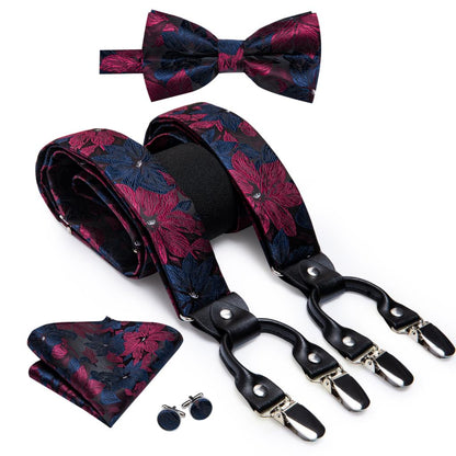 Luxury Bow Tie & Elastic Suspenders