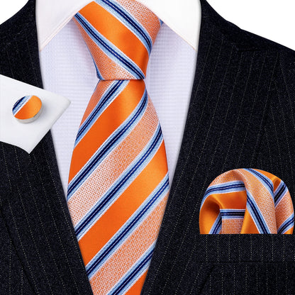 Striped Silk Tie Set