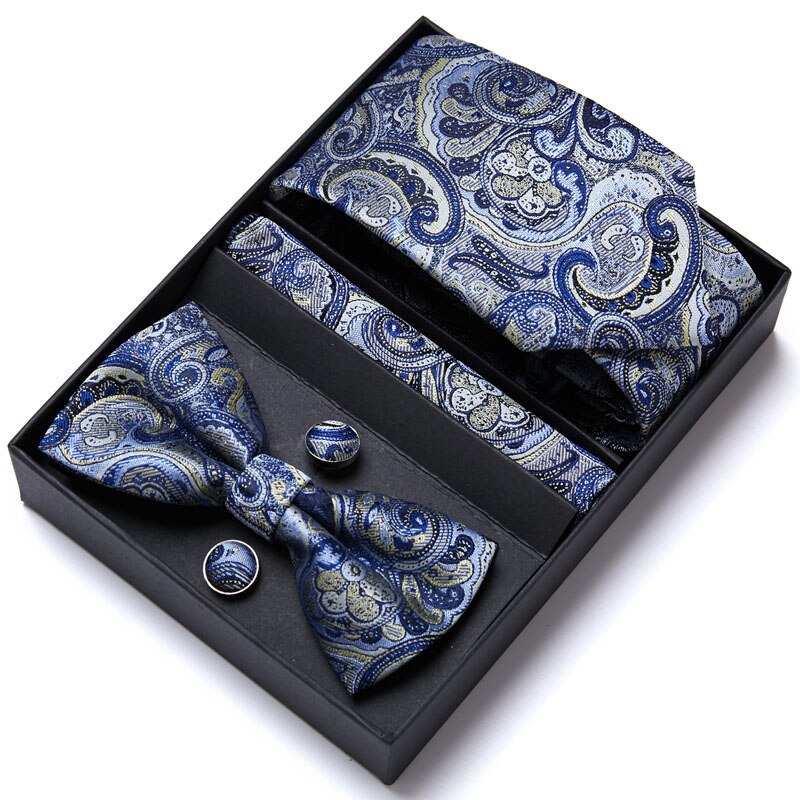 Gift Box Floral Necktie Set