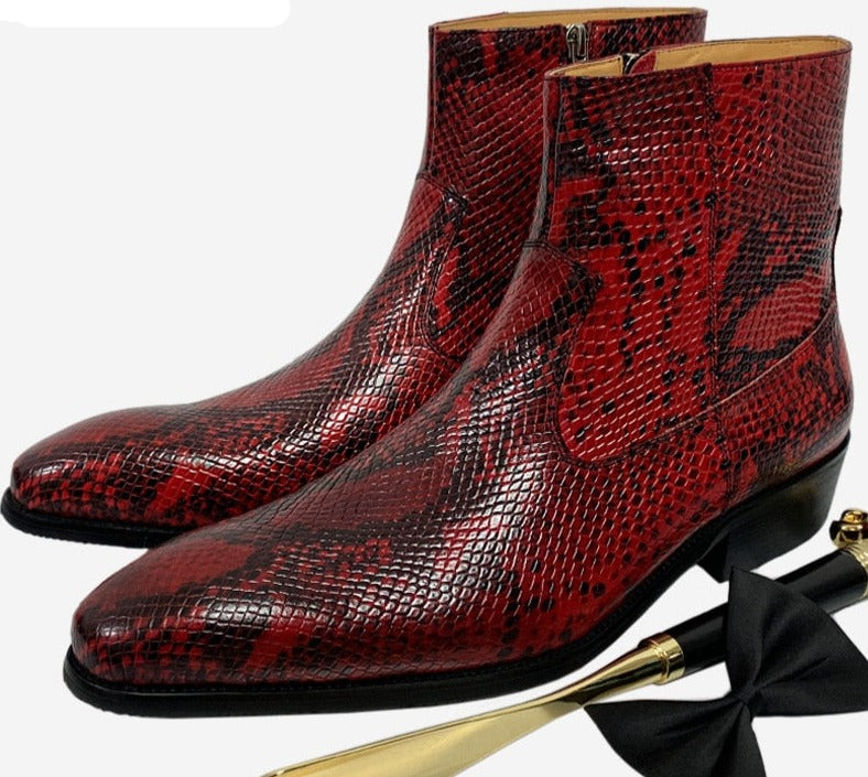 Mens Python Boots