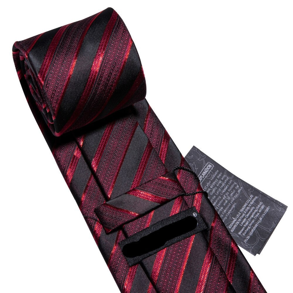 Striped Silk Tie Set