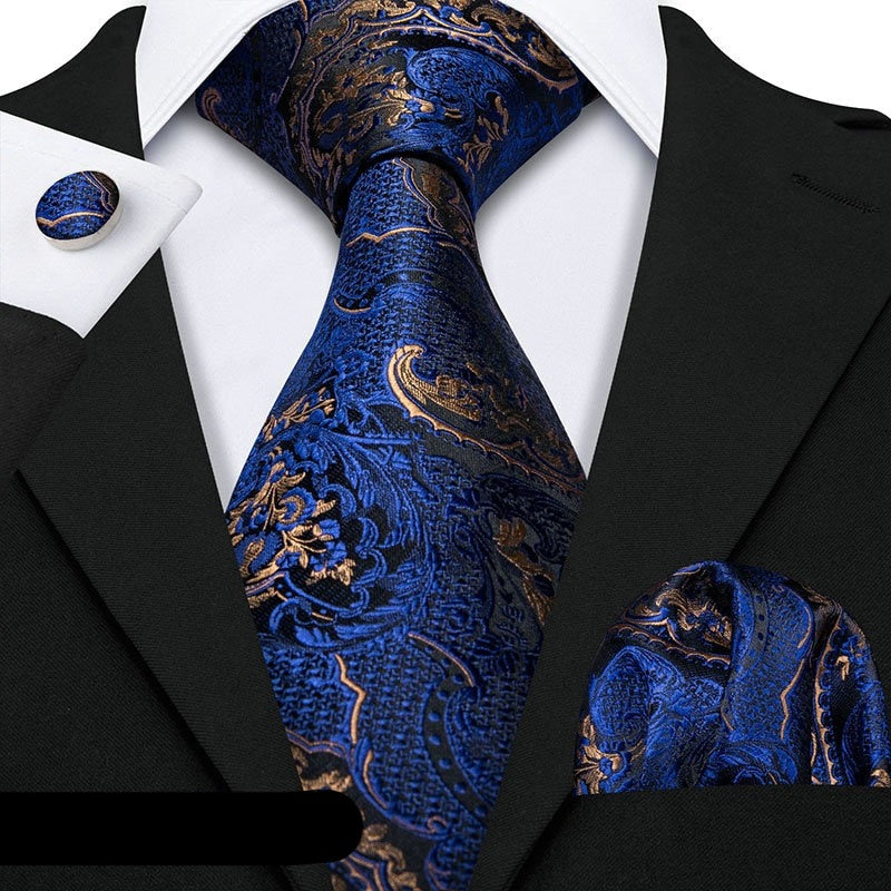 Striped Silk Tie Set