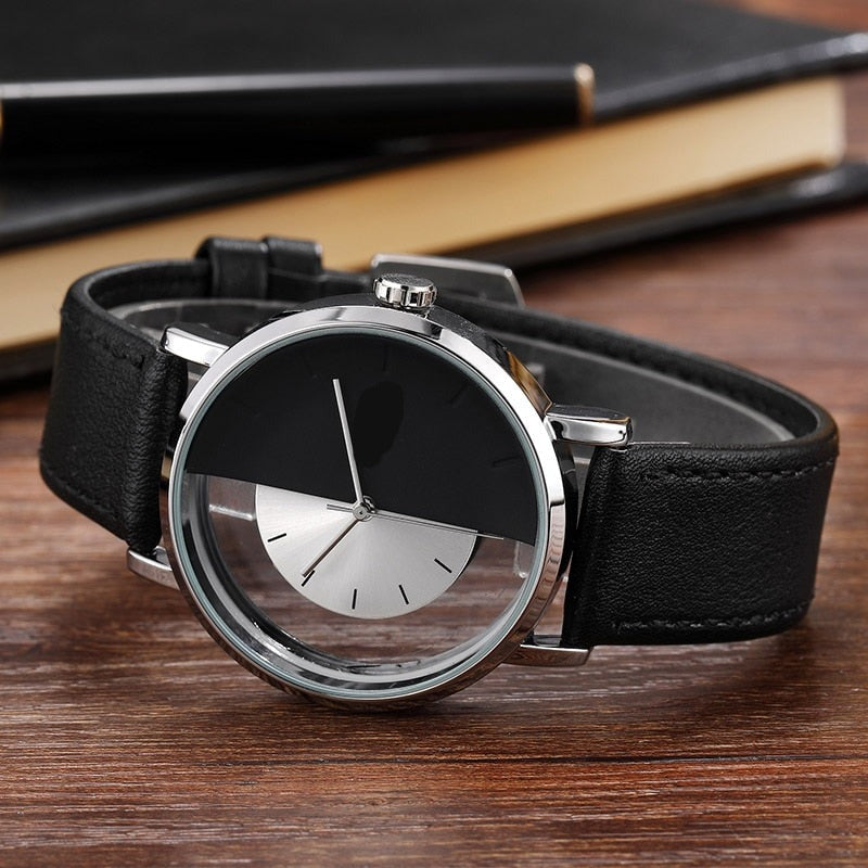 Creative Half Transparent Watch