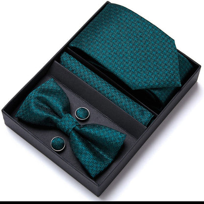 Gift Box Floral Necktie Set