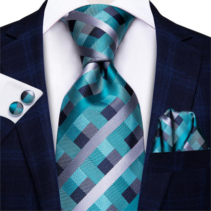 Blue Fashion Business Tie Set