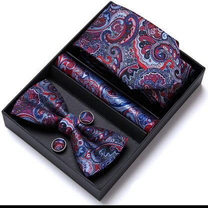 Gift Box Floral Necktie Set