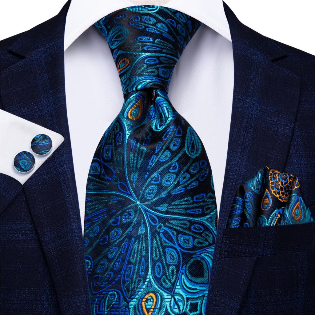 Blue Fashion Business Tie Set