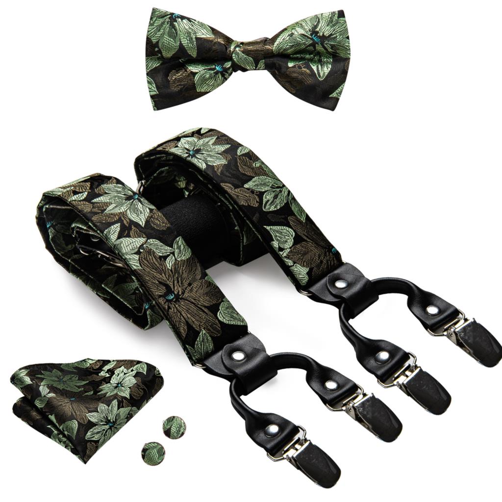 Luxury Bow Tie & Elastic Suspenders