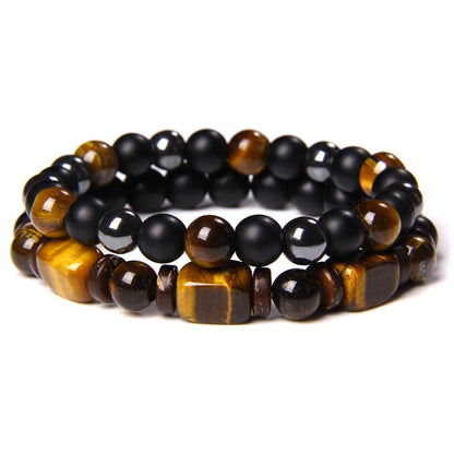 Tiger Eye Obsidian Bracelet