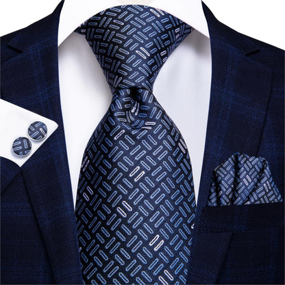 Blue Fashion Business Tie Set