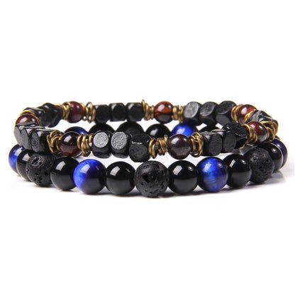 Tiger Eye Obsidian Bracelet