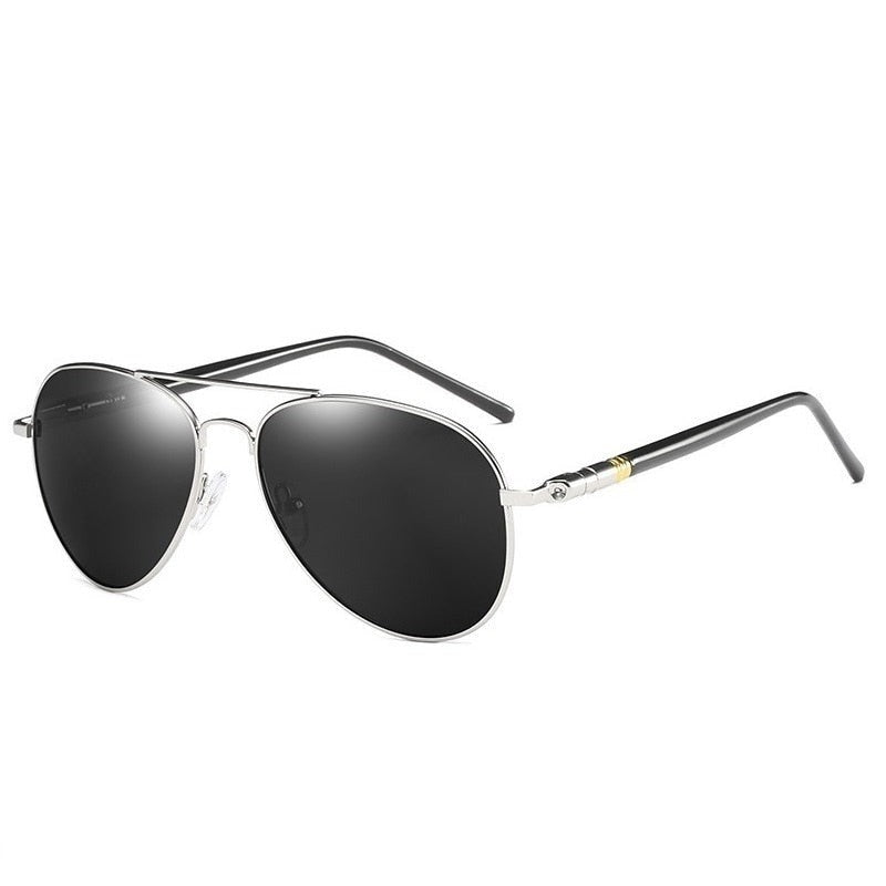 Black Pilot UV400 Sunglasses