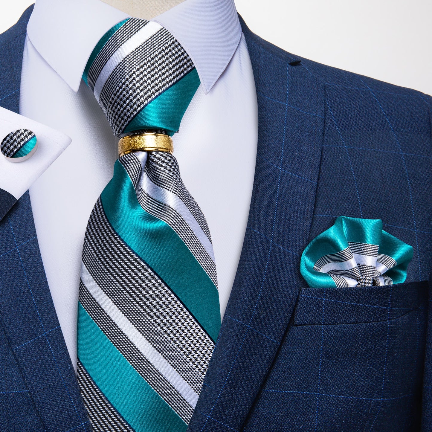 Luxury Striped Ties Set