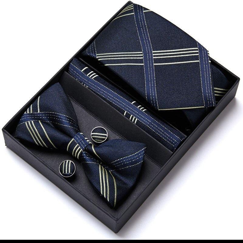 Gift Box Floral Necktie Set