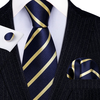 Striped Silk Tie Set