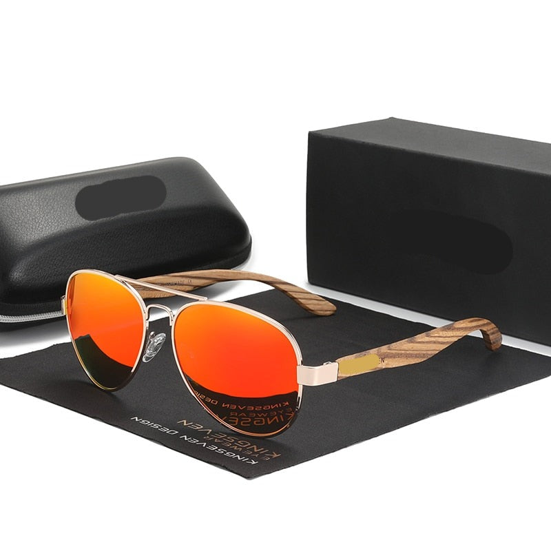 Handmade Wood Polarized Sunglasses