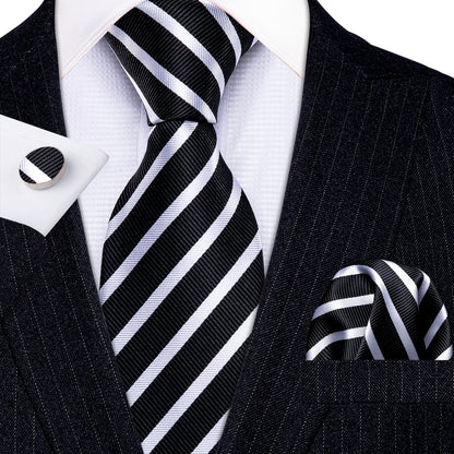 Striped Silk Tie Set