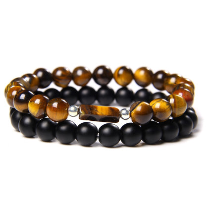 Tiger Eye Obsidian Bracelet