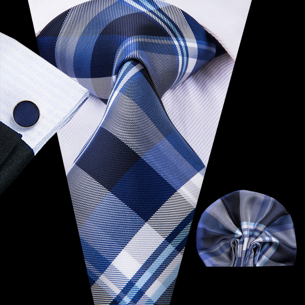 Blue Striped Novelty Tie