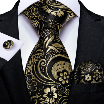 Luxury Business Paisley Tie Set