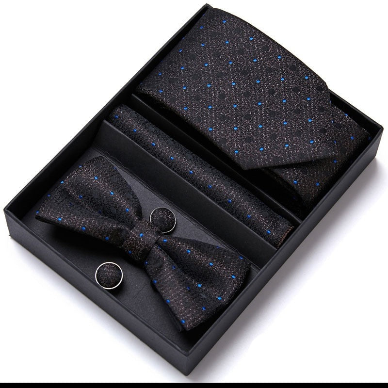 Gift Box Floral Necktie Set