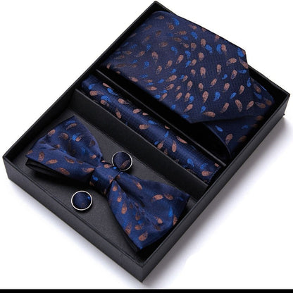 Gift Box Floral Necktie Set