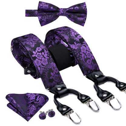 Luxury Bow Tie & Elastic Suspenders