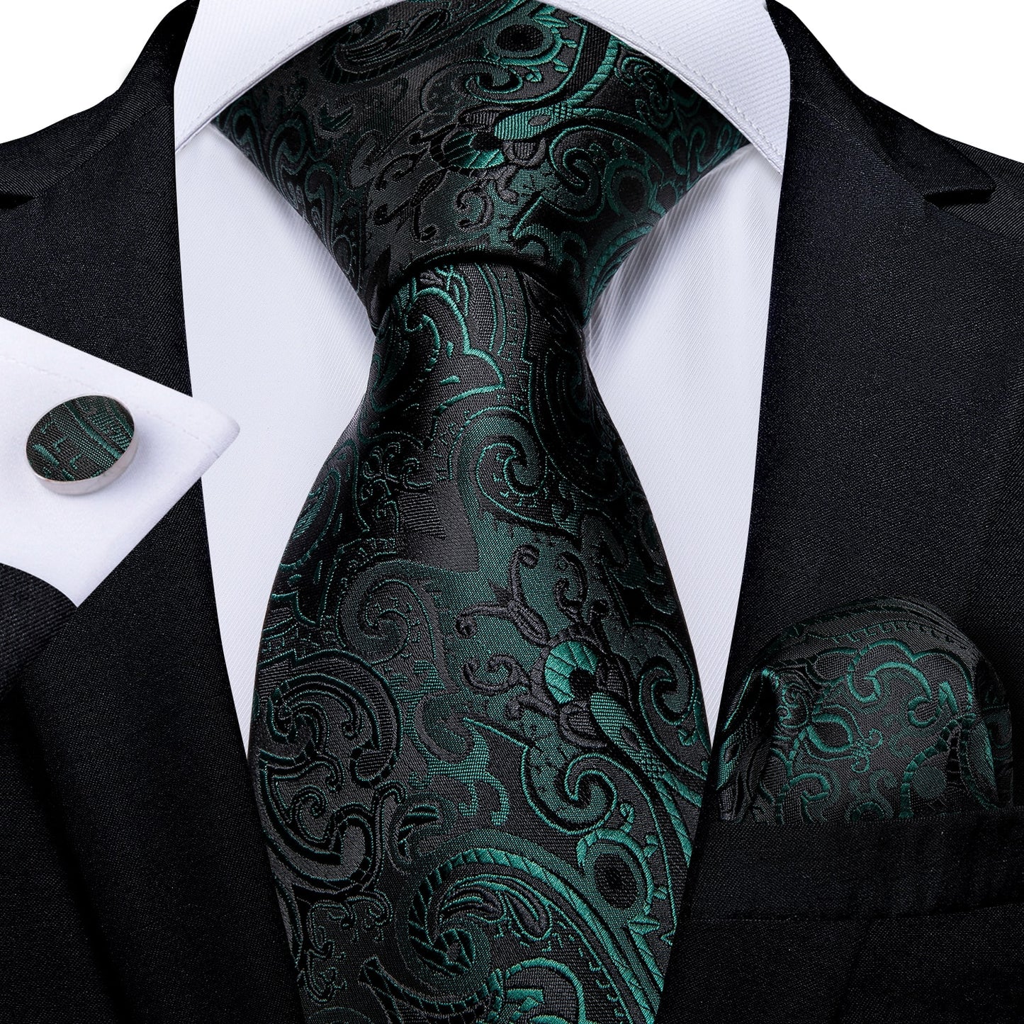 Luxury Business Paisley Tie Set