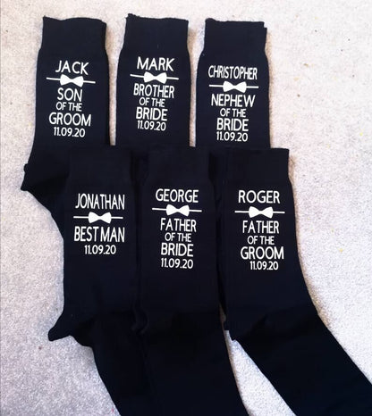 Personalised Wedding Socks