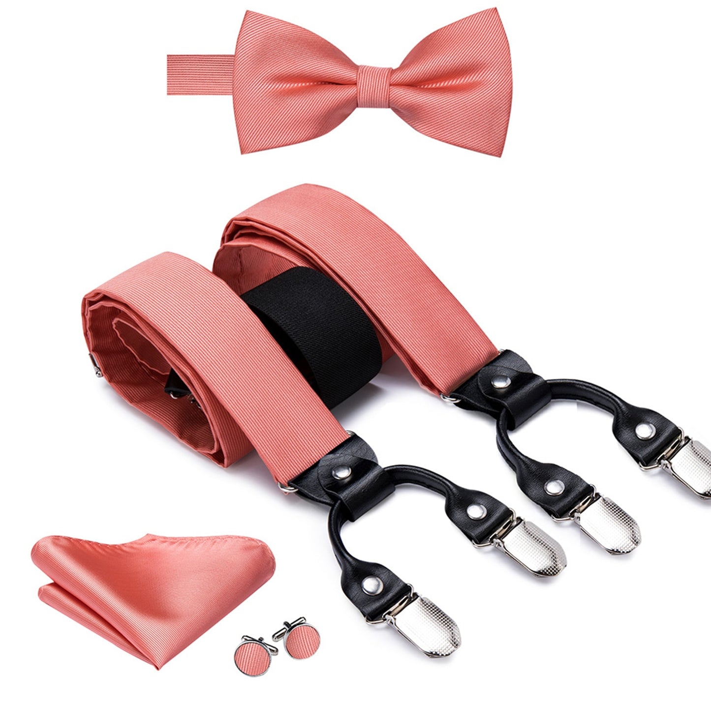 Luxury Bow Tie & Elastic Suspenders